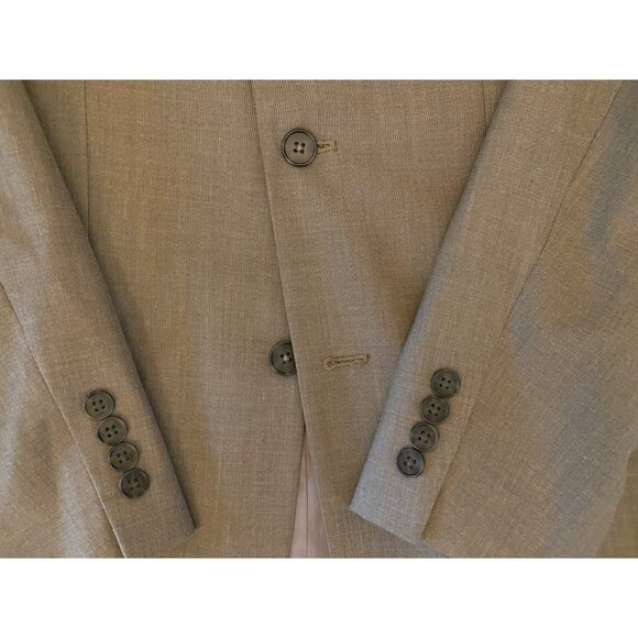 Nautica Slim Fit Sport Coat Mens 38L Mid-Brown/Taupe Two-Button Jacket Blazer - Picture 8 of 16